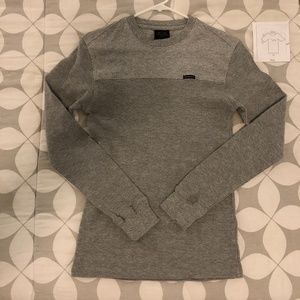 Oakley long sleeve waffle knitted thermal shirt